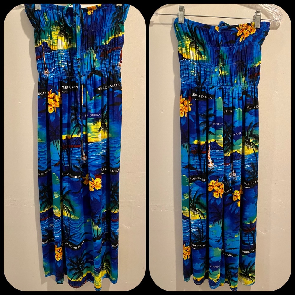 Tropical 🏝Bathing Suit Coverup Tube Dress